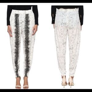 Beautiful stories snake print pants size medium
